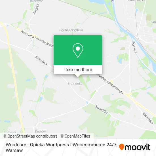 Карта Wordcare - Opieka Wordpress i Woocommerce 24 / 7