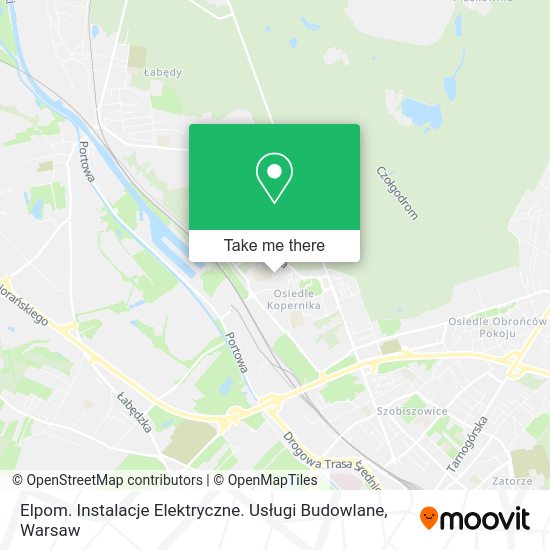 Карта Elpom. Instalacje Elektryczne. Usługi Budowlane