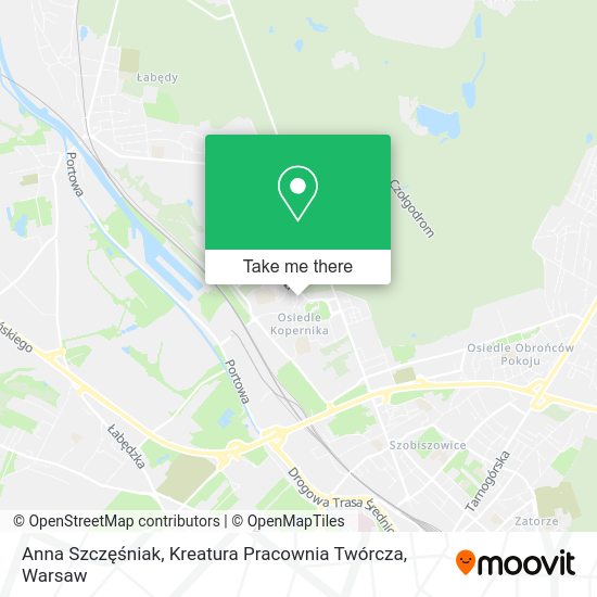 Anna Szczęśniak, Kreatura Pracownia Twórcza map