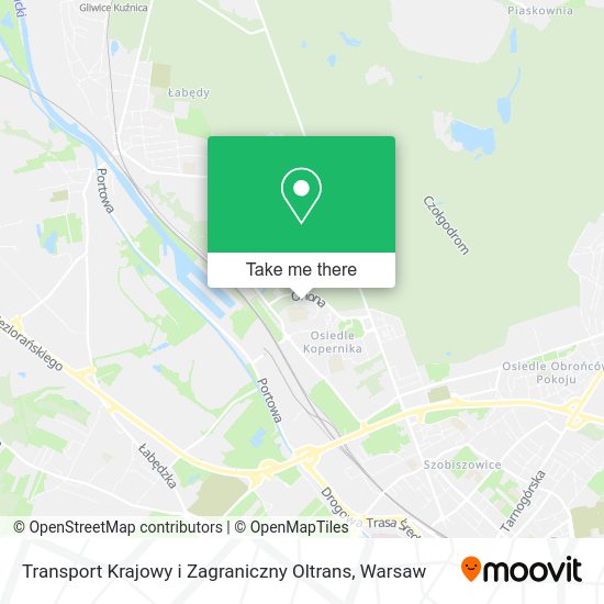 Transport Krajowy i Zagraniczny Oltrans map