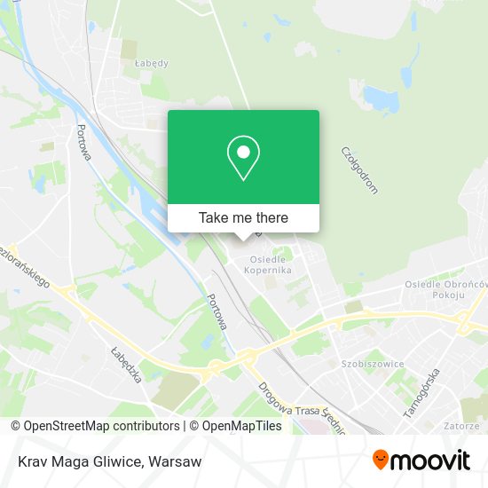 Krav Maga Gliwice map