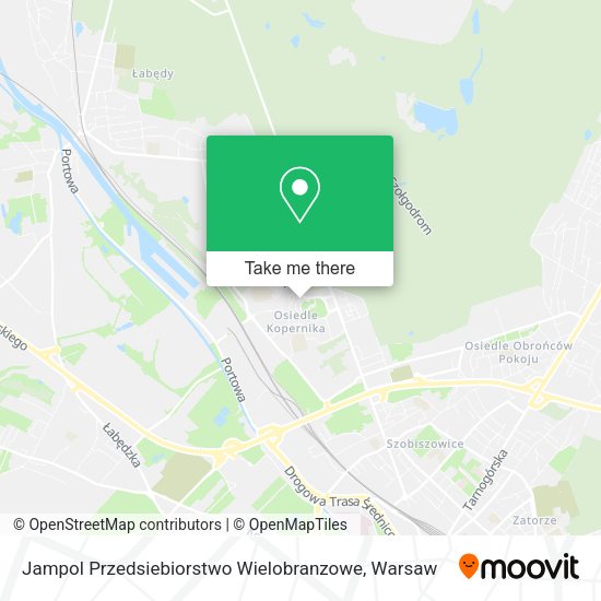 Jampol Przedsiebiorstwo Wielobranzowe map