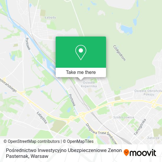 Pośrednictwo Inwestycyjno Ubezpieczeniowe Zenon Pasternak map