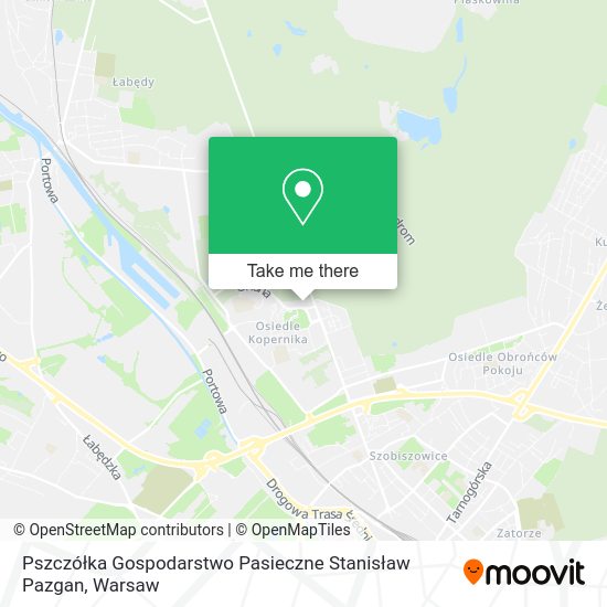 Pszczółka Gospodarstwo Pasieczne Stanisław Pazgan map