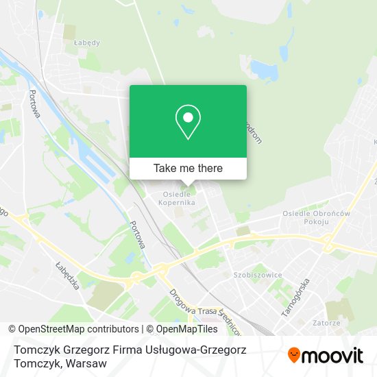 Tomczyk Grzegorz Firma Usługowa-Grzegorz Tomczyk map