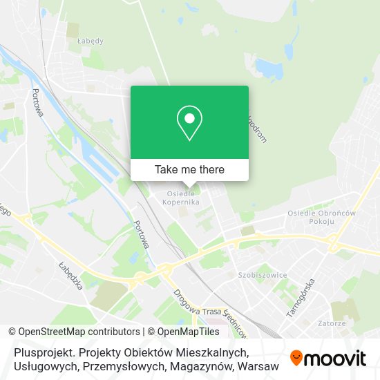 Plusprojekt. Projekty Obiektów Mieszkalnych, Usługowych, Przemysłowych, Magazynów map