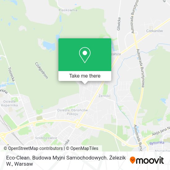 Eco-Clean. Budowa Myjni Samochodowych. Żelezik W. map