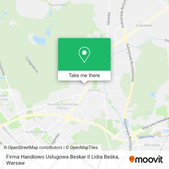 Firma Handlowo Usługowa Beskar II Lidia Beśka map