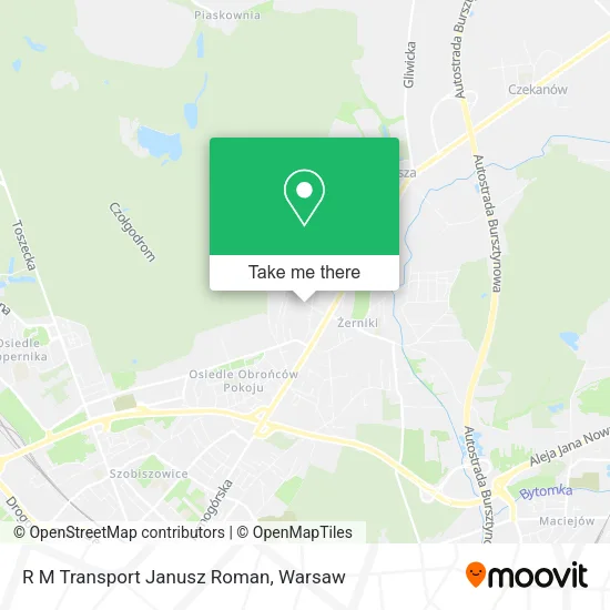 Карта R M Transport Janusz Roman