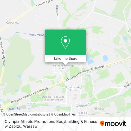 Olympia Athlete Promotions Bodybuilding & Fitness w Zabrzu map