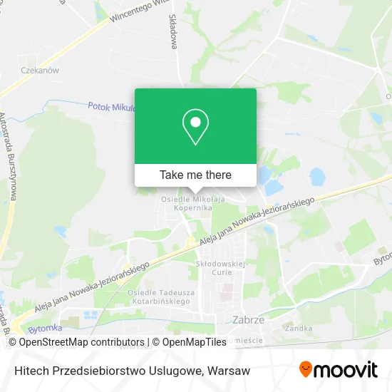 Карта Hitech Przedsiebiorstwo Uslugowe