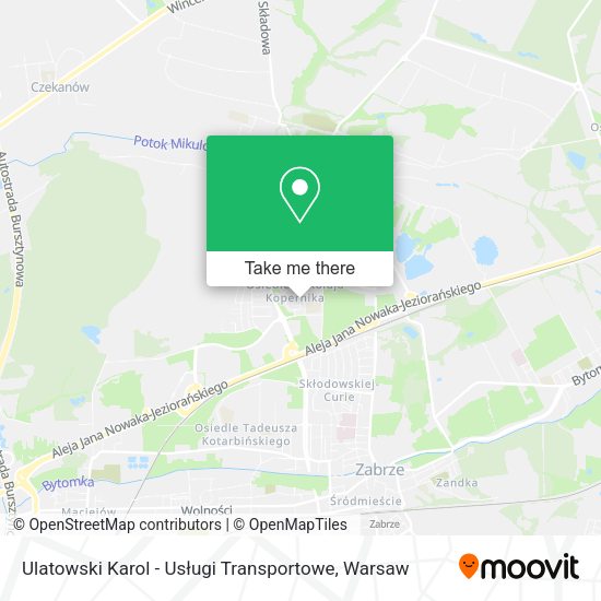 Ulatowski Karol - Usługi Transportowe map