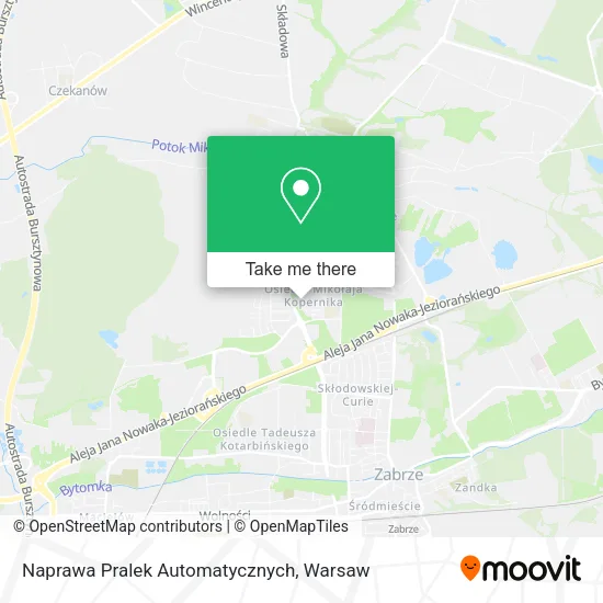 Карта Naprawa Pralek Automatycznych