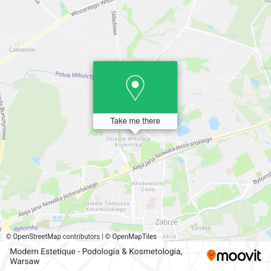 Modern Estetique - Podologia & Kosmetologia map