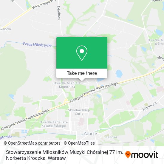 Stowarzyszenie Miłośników Muzyki Chóralnej 77 im. Norberta Kroczka map