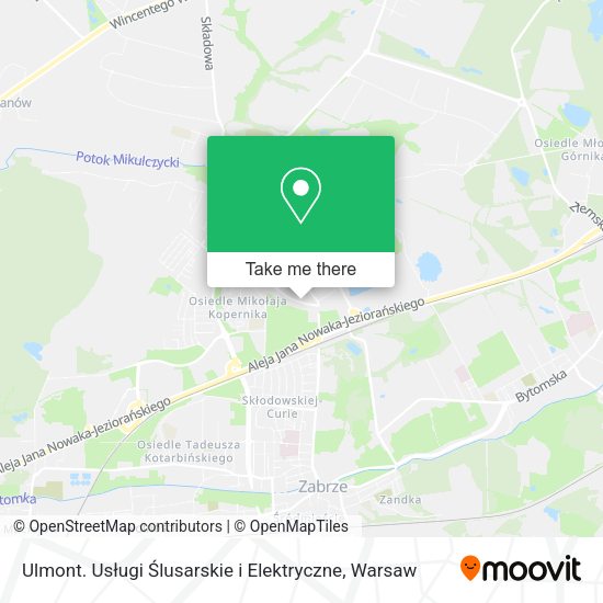 Ulmont. Usługi Ślusarskie i Elektryczne map