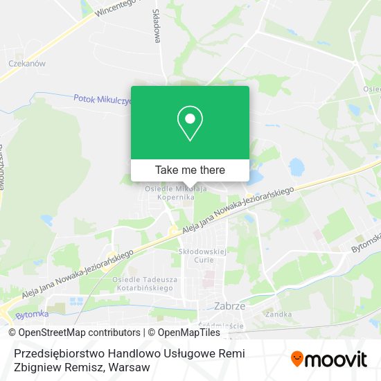 Przedsiębiorstwo Handlowo Usługowe Remi Zbigniew Remisz map