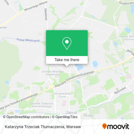 Katarzyna Trzeciak Tłumaczenia map