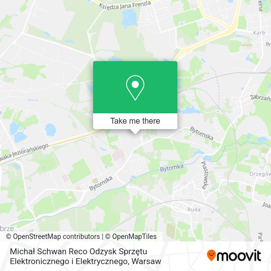 Michał Schwan Reco Odzysk Sprzętu Elektronicznego i Elektrycznego map