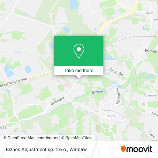 Карта Biznes Adjustment sp. z o.o.