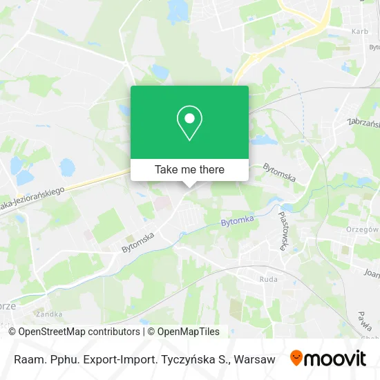 Карта Raam. Pphu. Export-Import. Tyczyńska S.