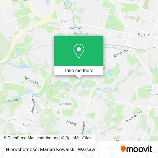 Nieruchomości Marcin Kowalski map