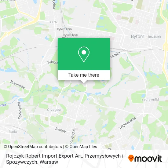 Карта Rojczyk Robert Import Export Art. Przemysłowych i Spozywczych