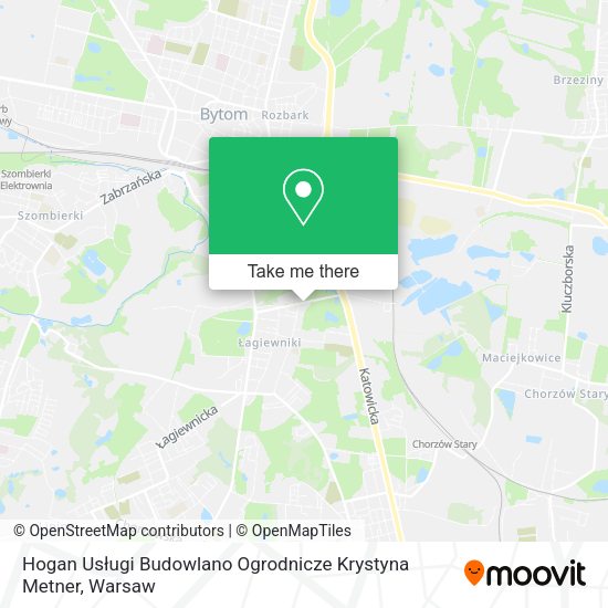 Hogan Usługi Budowlano Ogrodnicze Krystyna Metner map