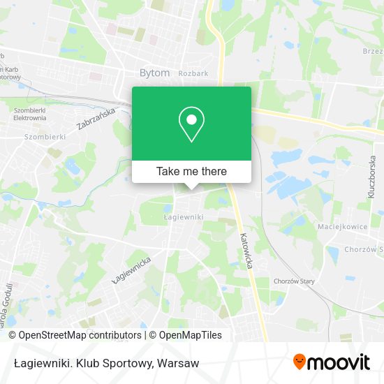 Łagiewniki. Klub Sportowy map