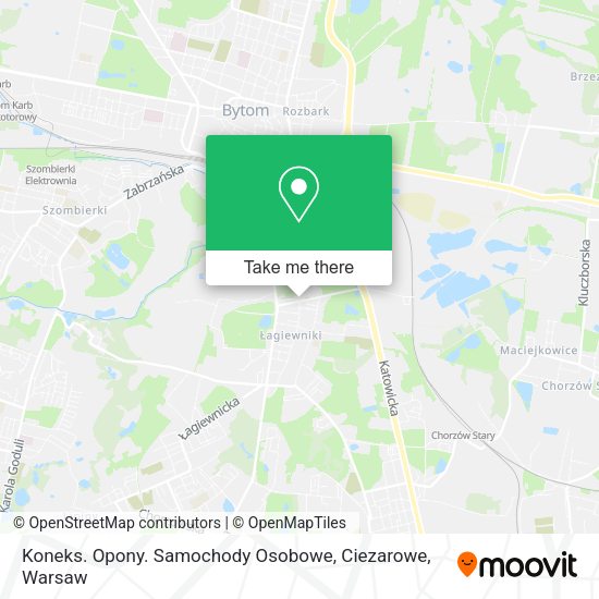 Koneks. Opony. Samochody Osobowe, Ciezarowe map