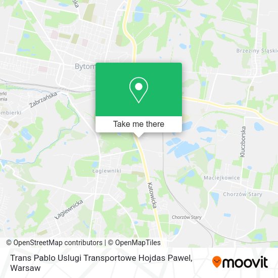 Trans Pablo Uslugi Transportowe Hojdas Pawel map