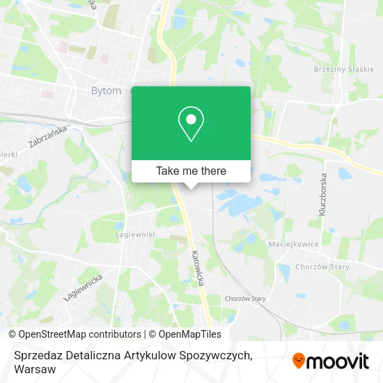 Карта Sprzedaz Detaliczna Artykulow Spozywczych