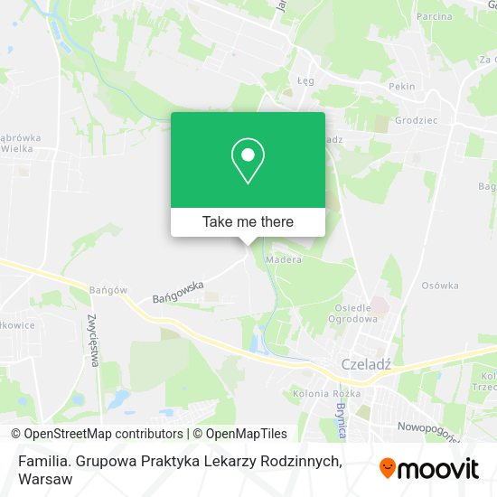 Familia. Grupowa Praktyka Lekarzy Rodzinnych map