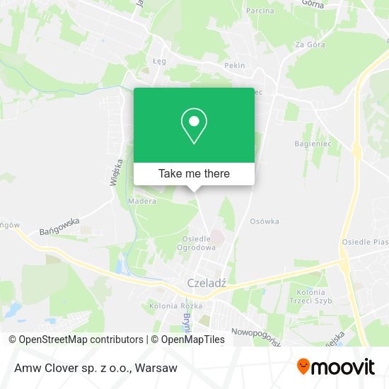 Amw Clover sp. z o.o. map