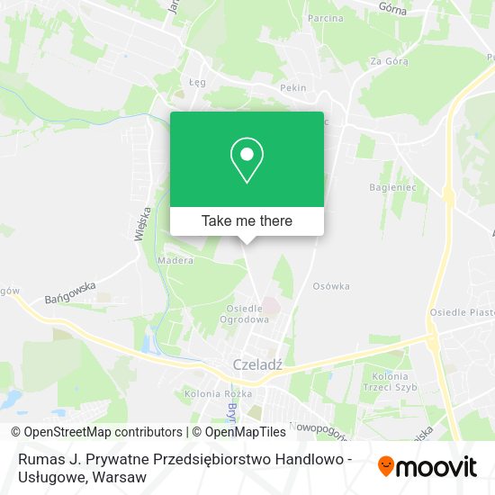 Rumas J. Prywatne Przedsiębiorstwo Handlowo - Usługowe map