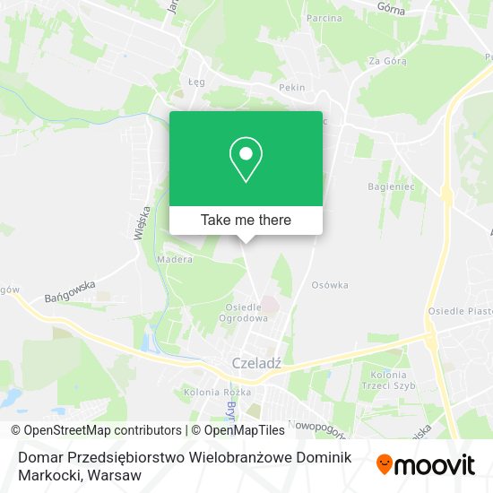 Domar Przedsiębiorstwo Wielobranżowe Dominik Markocki map