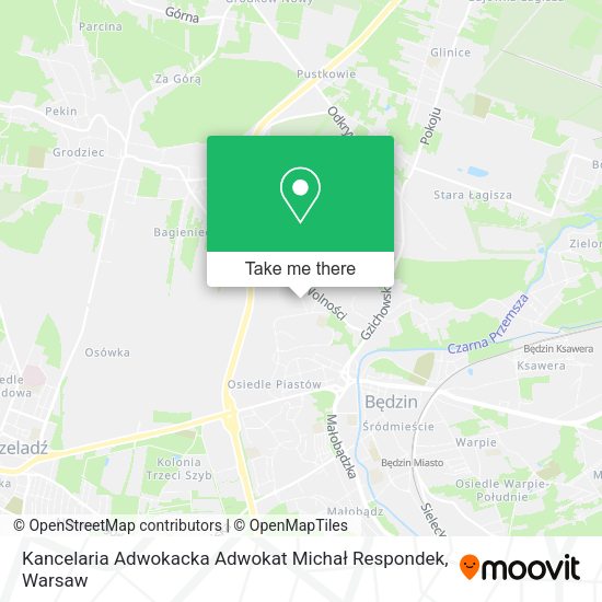 Kancelaria Adwokacka Adwokat Michał Respondek map