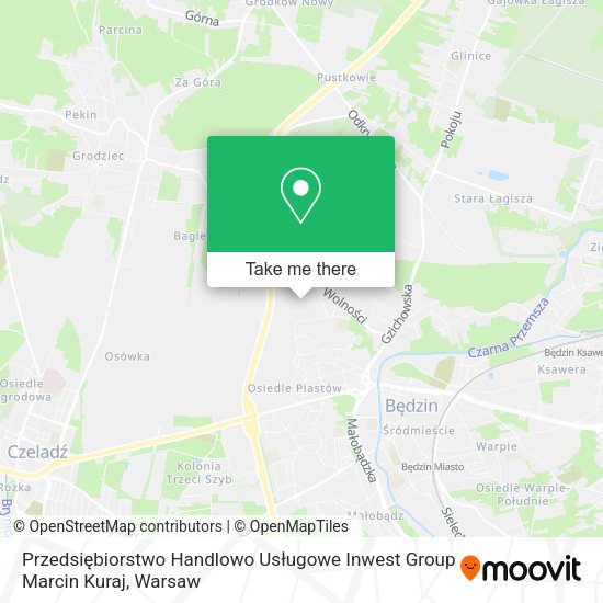 Przedsiębiorstwo Handlowo Usługowe Inwest Group Marcin Kuraj map