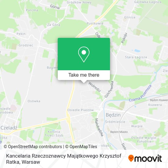 Карта Kancelaria Rzeczoznawcy Majątkowego Krzysztof Ratka