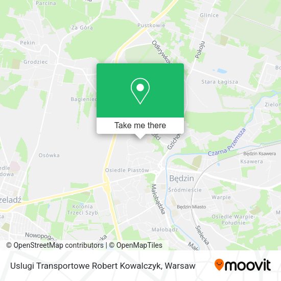 Uslugi Transportowe Robert Kowalczyk map