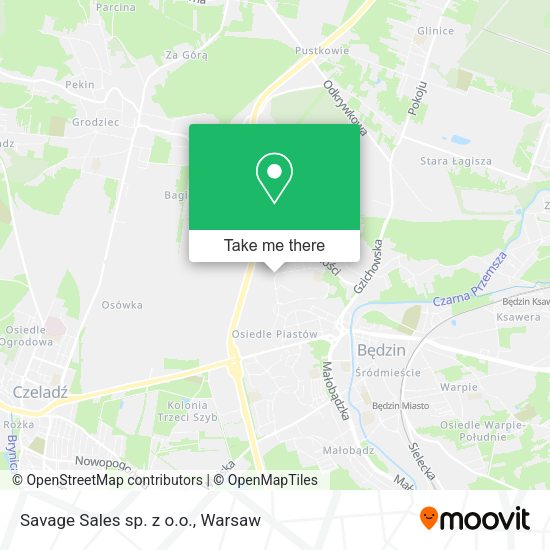 Savage Sales sp. z o.o. map