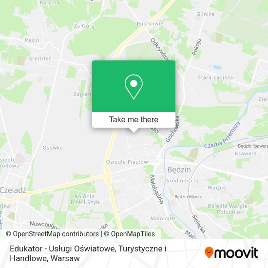 Edukator - Usługi Oświatowe, Turystyczne i Handlowe map