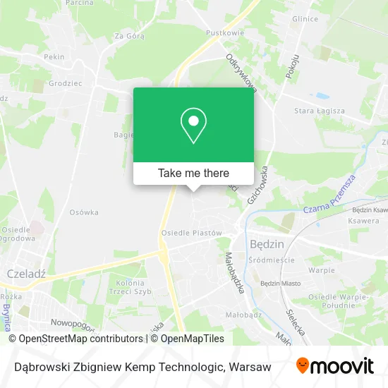 Карта Dąbrowski Zbigniew Kemp Technologic