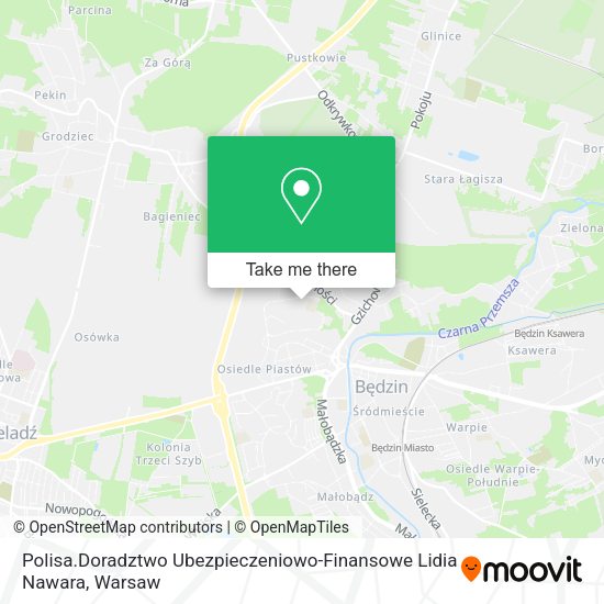 Polisa.Doradztwo Ubezpieczeniowo-Finansowe Lidia Nawara map