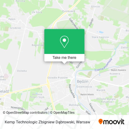 Kemp Technologic Zbigniew Dąbrowski map