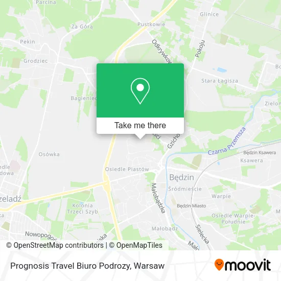 Карта Prognosis Travel Biuro Podrozy