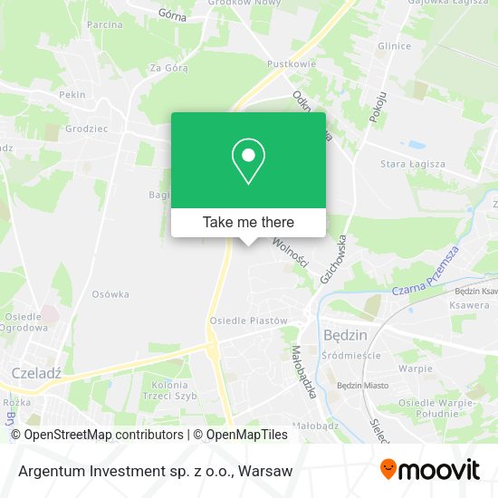 Argentum Investment sp. z o.o. map