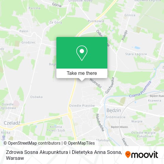 Zdrowa Sosna Akupunktura i Dietetyka Anna Sosna map