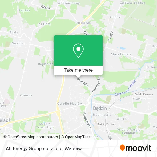 Карта Alt Energy Group sp. z o.o.