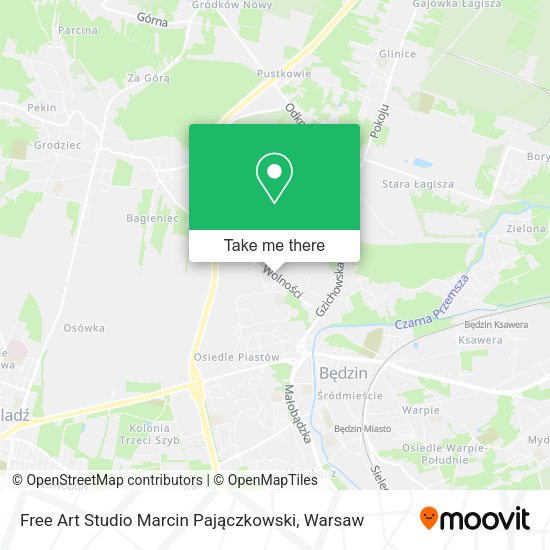 Free Art Studio Marcin Pajączkowski map